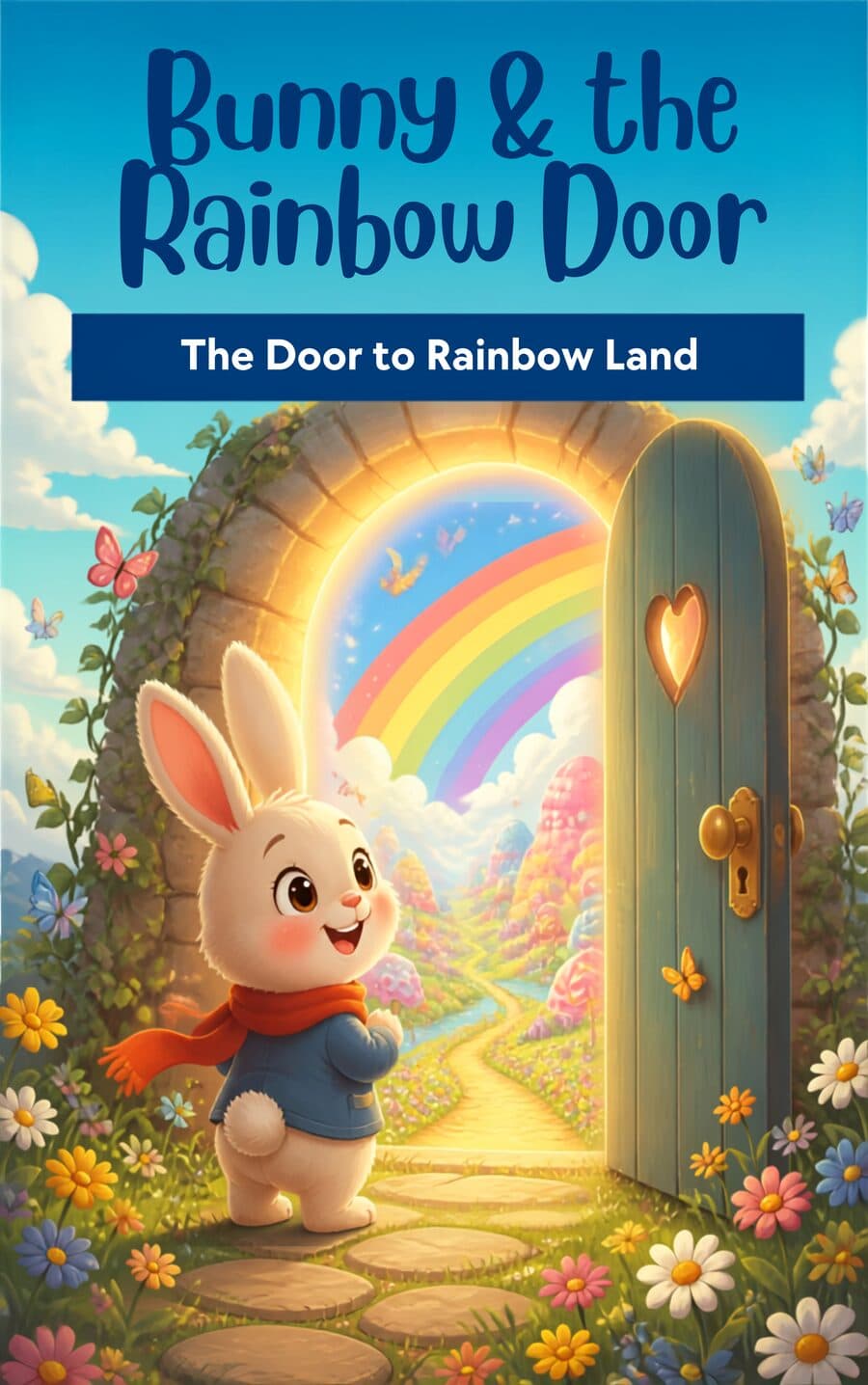 Cover of Bunny & the Rainbow Door, Children's
